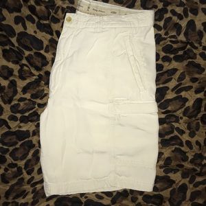 Tommy Bahamas White Cargo Shorts Men’s 33